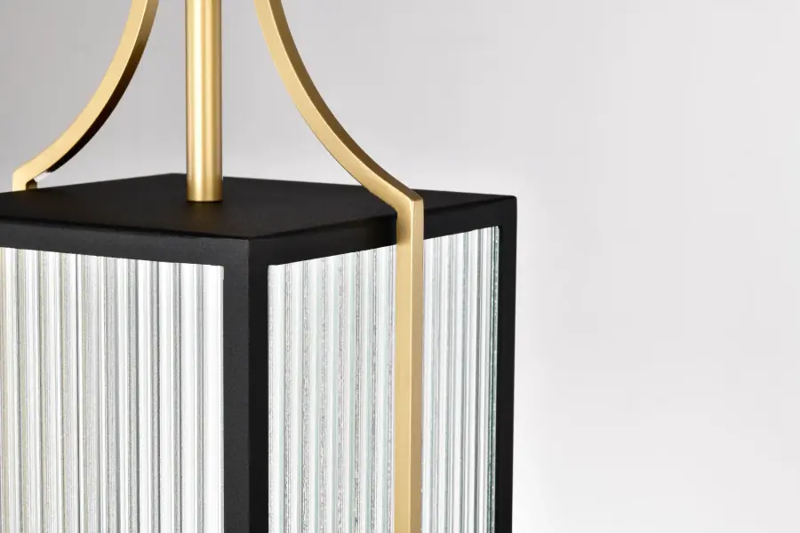 Holden Outdoor Post Lantern in Gold and Black - Image 10