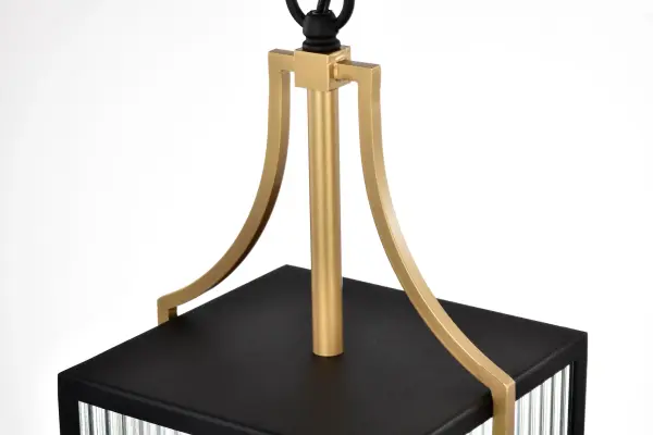Holden Outdoor Hanging Pendant in Gold and Black - Image 16