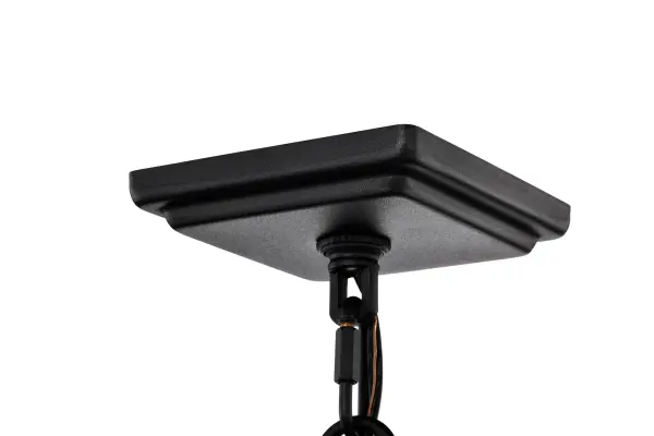 Holden Outdoor Hanging Pendant in Gold and Black - Image 9