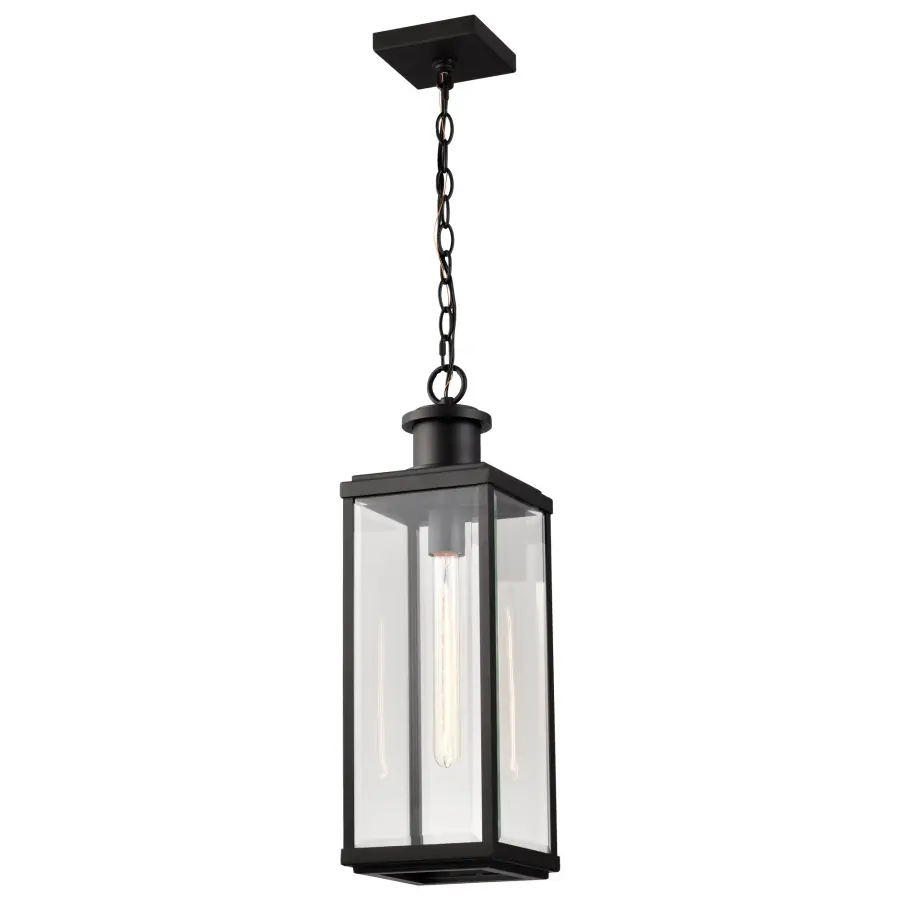 Luca Outdoor Hanging Pendant in Sand Black - Image 2
