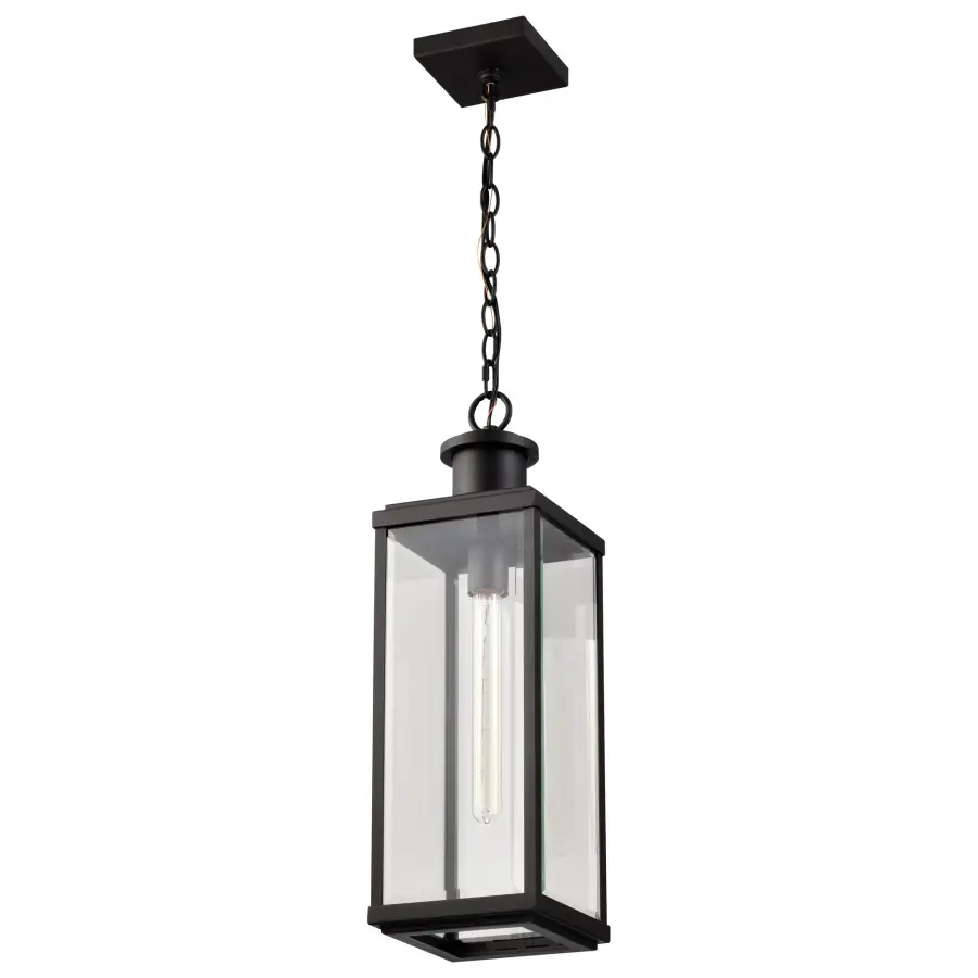 Luca Outdoor Hanging Pendant in Sand Black - Image 3