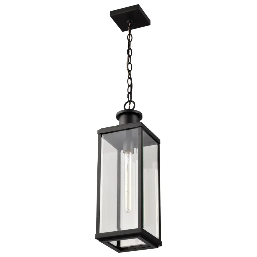 Luca Outdoor Hanging Pendant in Sand Black - Image 5