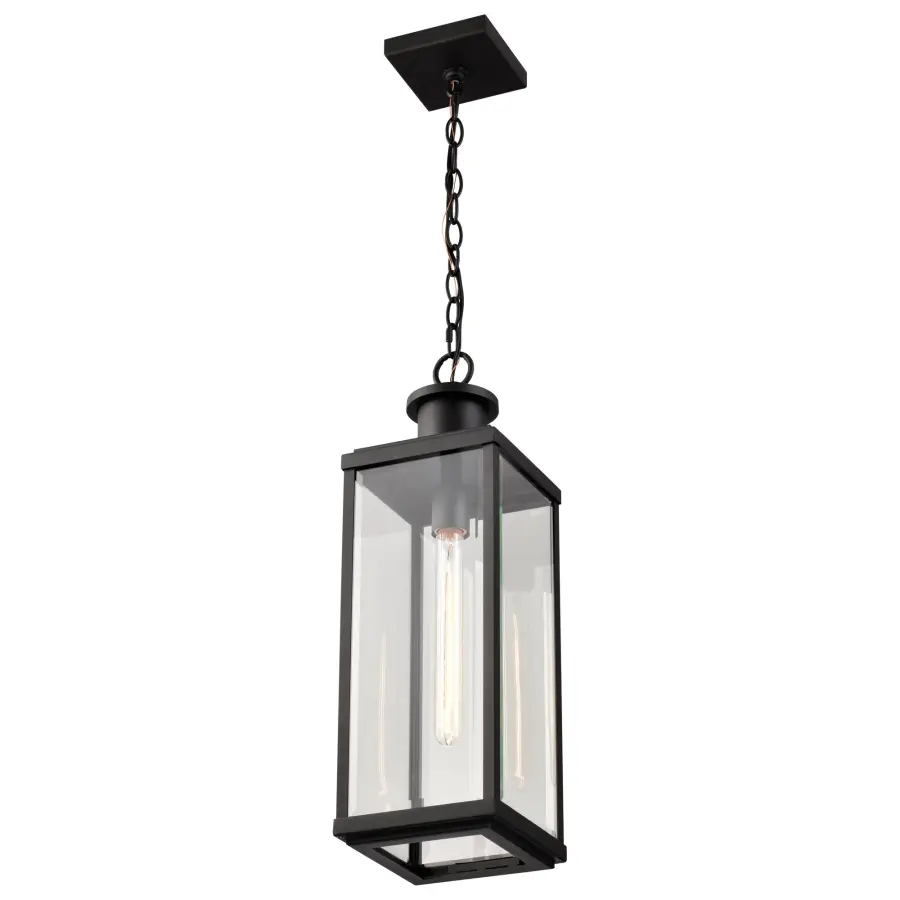 Luca Outdoor Hanging Pendant in Sand Black - Image 6