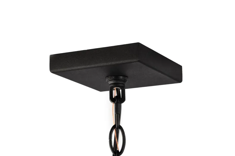Luca Outdoor Hanging Pendant in Sand Black - Image 9