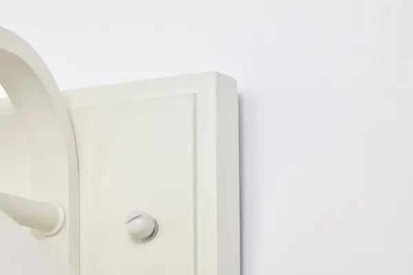 Ridge Small Outdoor Wall Lantern in White with Clear Seeded Glass - Image 15