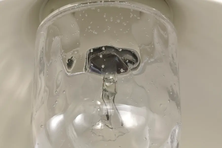 Ridge Medium Outdoor Wall Lantern in White with Clear Seeded Glass - Image 17