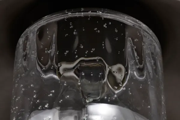 Ridge Small Outdoor Wall Lantern in Bronze with Clear Seeded Glass - Image 15