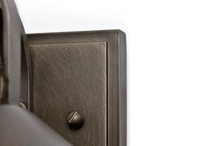 Ridge Small Outdoor Wall Lantern in Bronze with Clear Seeded Glass - Image 16