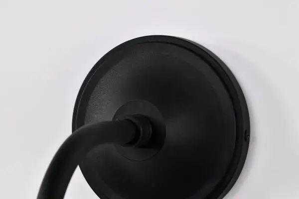 Morris Small Outdoor Wall Lantern in Black - Image 11