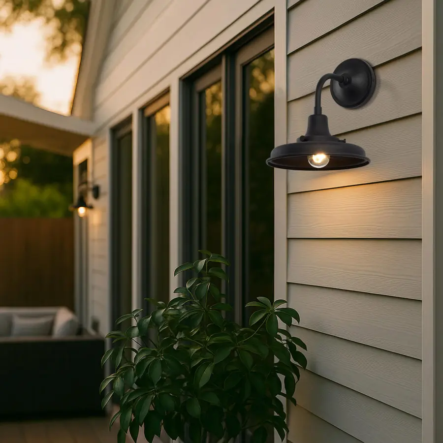 Morris Small Outdoor Wall Lantern in Black - Image 18