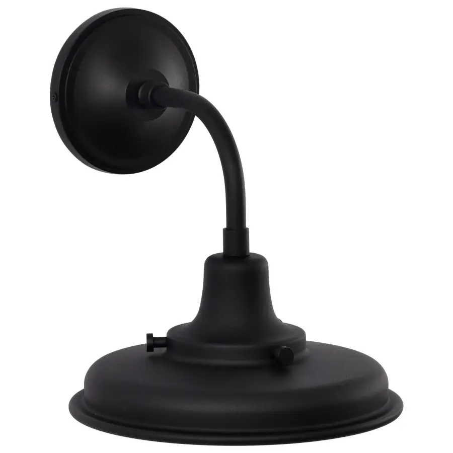 Morris Small Outdoor Wall Lantern in Black - Image 3