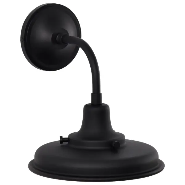 Morris Small Outdoor Wall Lantern in Black - Image 4