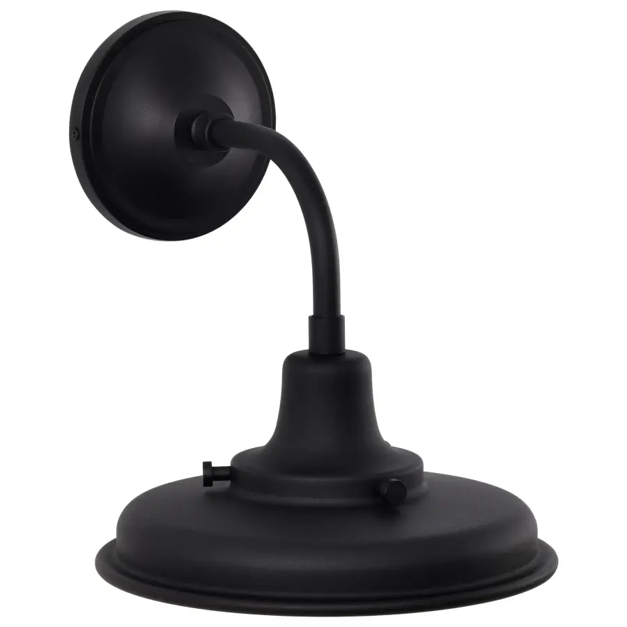 Morris Small Outdoor Wall Lantern in Black - Image 4