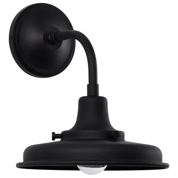 Morris Small Outdoor Wall Lantern in Black - Image 5