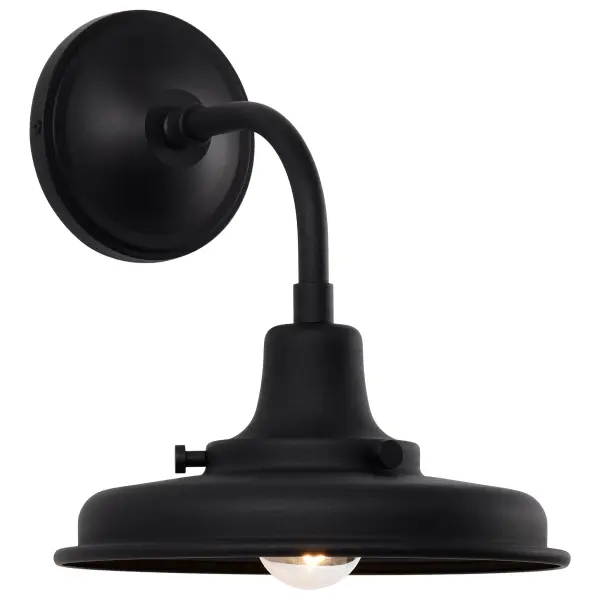 Morris Small Outdoor Wall Lantern in Black - Image 6