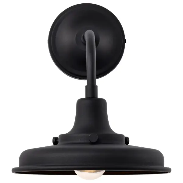 Morris Small Outdoor Wall Lantern in Black - Image 8