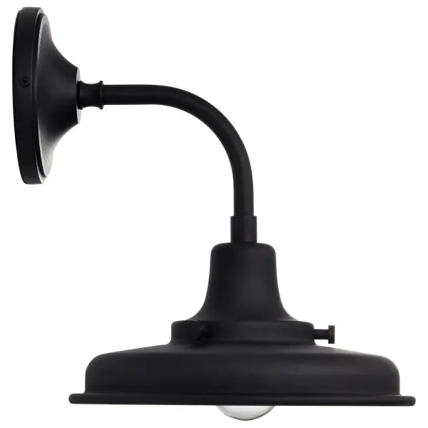 Morris Small Outdoor Wall Lantern in Black - Image 9