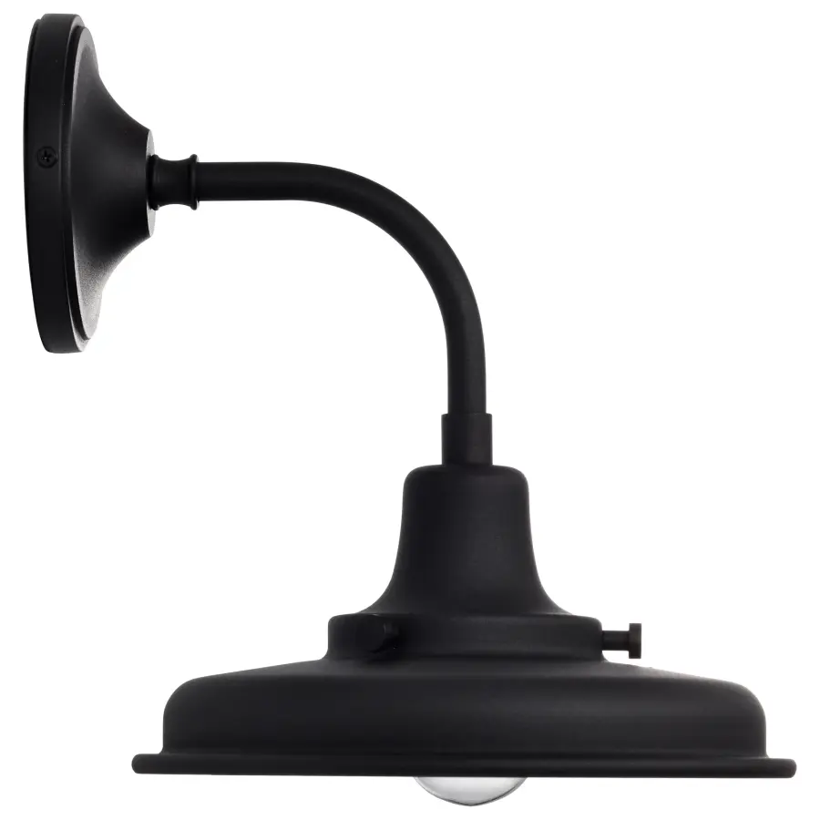 Morris Small Outdoor Wall Lantern in Black - Image 9