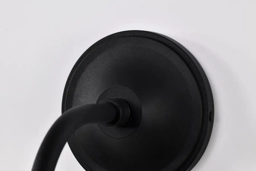 Morris Medium Outdoor Wall Lantern in Black - Image 11