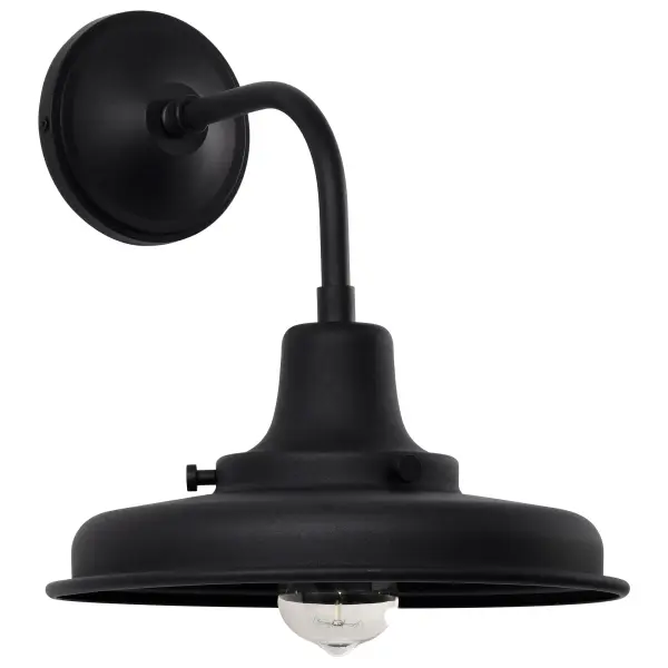 Morris Medium Outdoor Wall Lantern in Black - Image 3