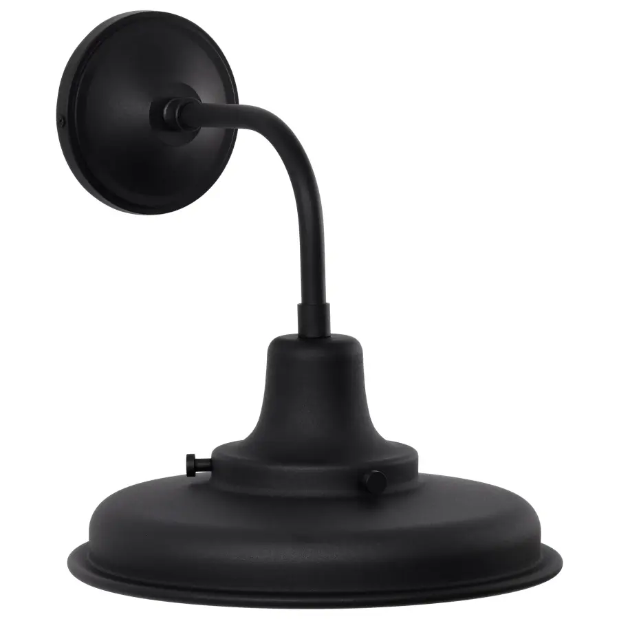 Morris Medium Outdoor Wall Lantern in Black - Image 5
