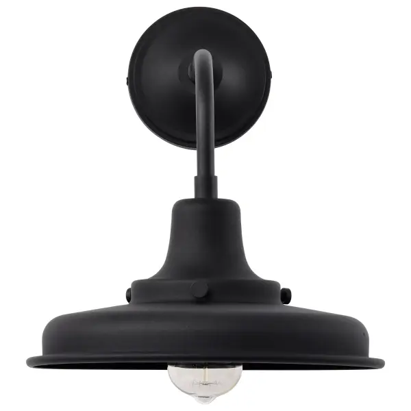 Morris Medium Outdoor Wall Lantern in Black - Image 7