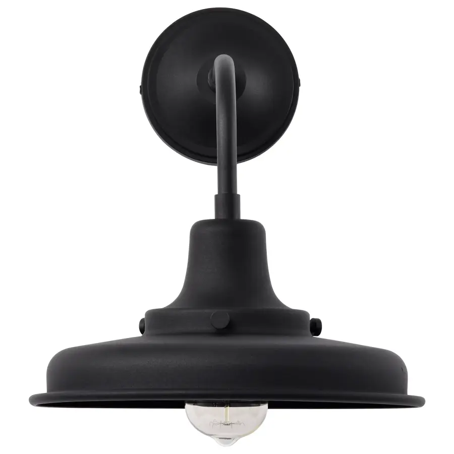 Morris Medium Outdoor Wall Lantern in Black - Image 7