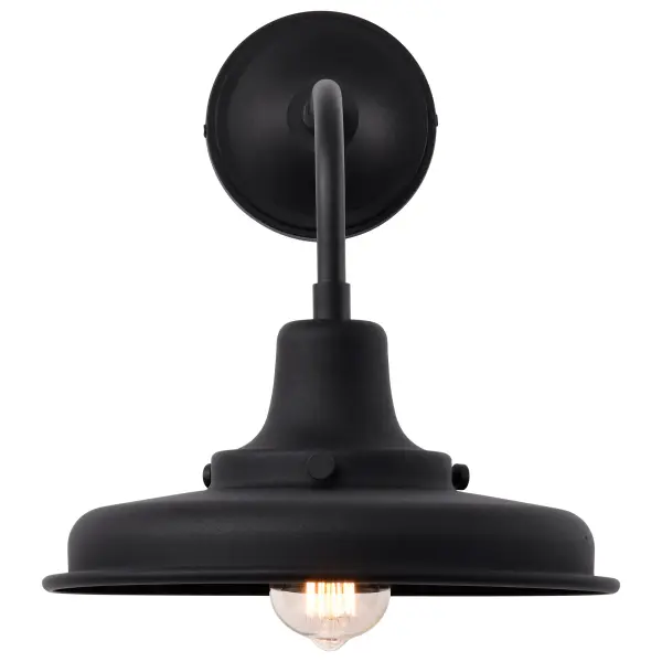 Morris Medium Outdoor Wall Lantern in Black - Image 8