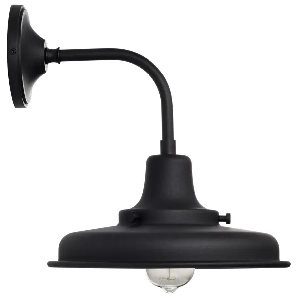 Morris Medium Outdoor Wall Lantern in Black - Image 9