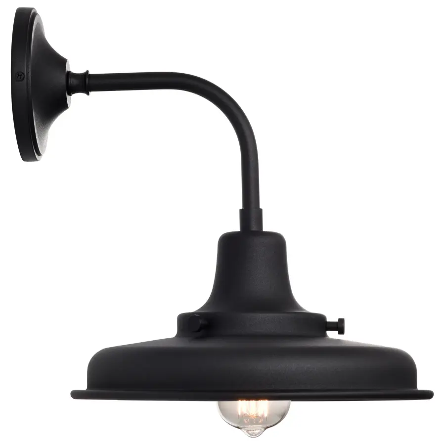 Morris Medium Outdoor Wall Lantern in Black - Image 10