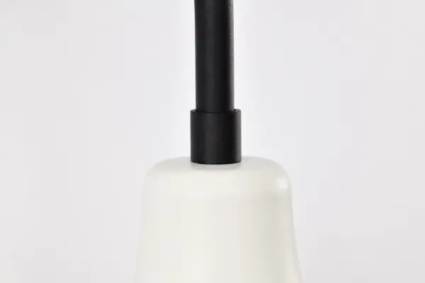 Morris Medium Outdoor Wall Lantern in Black with White Shade - Image 11