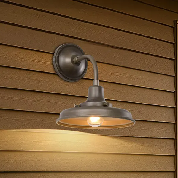 Morris Small Outdoor Wall Lantern in Burnished Bronze - Image 19