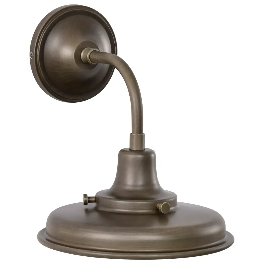 Morris Small Outdoor Wall Lantern in Burnished Bronze - Image 6