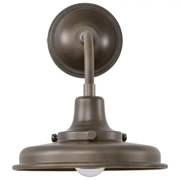 Morris Small Outdoor Wall Lantern in Burnished Bronze - Image 7
