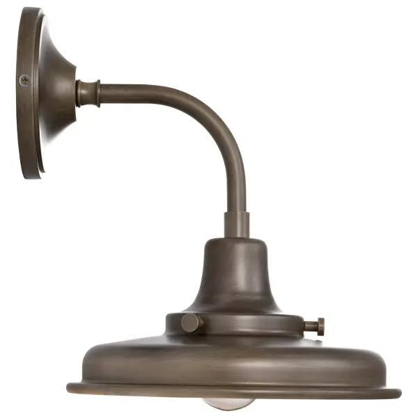 Morris Small Outdoor Wall Lantern in Burnished Bronze - Image 10