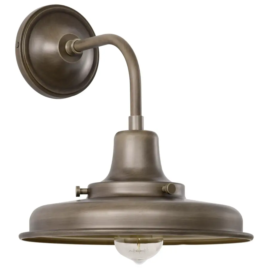 Morris Medium Outdoor Lantern in Burnished Bronze - Image 3