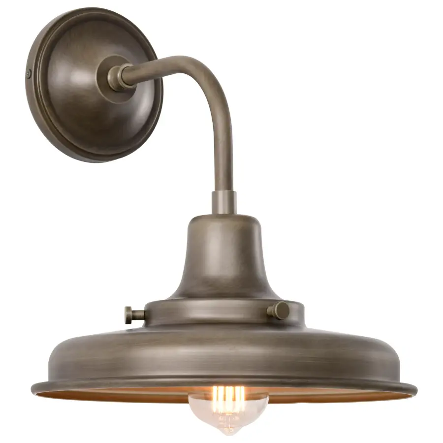 Morris Medium Outdoor Lantern in Burnished Bronze - Image 4