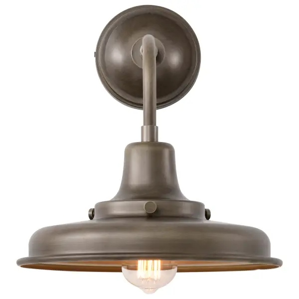Morris Medium Outdoor Lantern in Burnished Bronze - Image 8