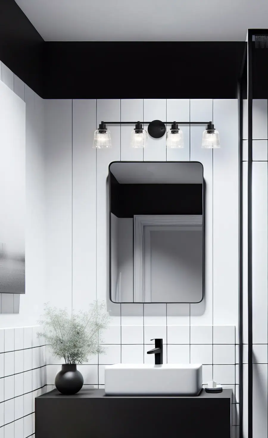 Industrial Farmhouse Charm Meets Modern Bathroom Elegance - Image 19