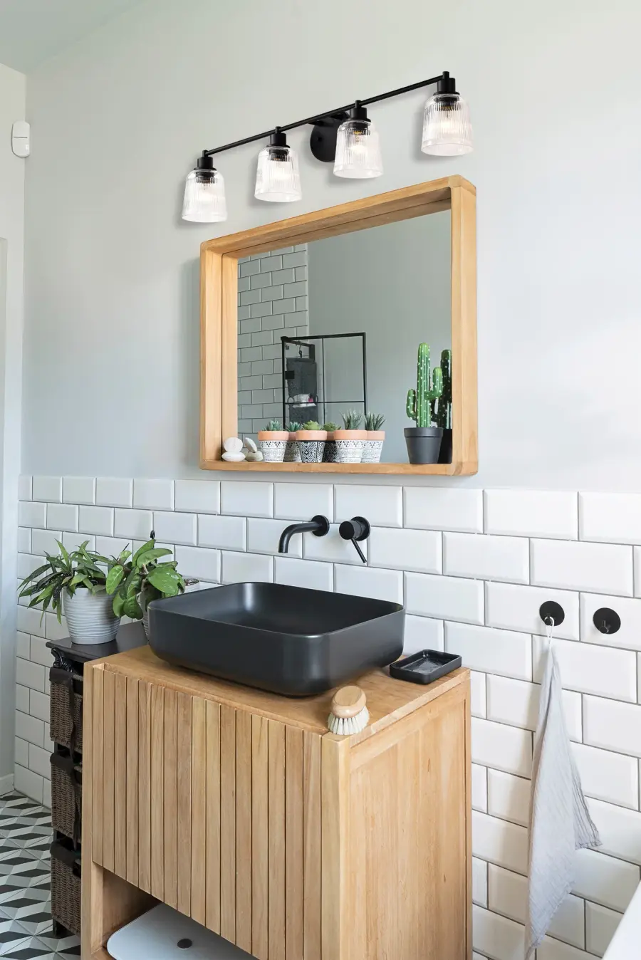 Industrial Farmhouse Charm Meets Modern Bathroom Elegance - Image 21