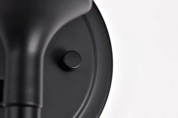 Solara 1-Light Wall Sconce in Matte Black with Frosted Ribbed Glass - Image 22
