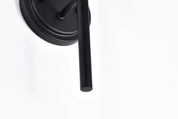 Solara 1-Light Wall Sconce in Matte Black with Frosted Ribbed Glass - Image 24