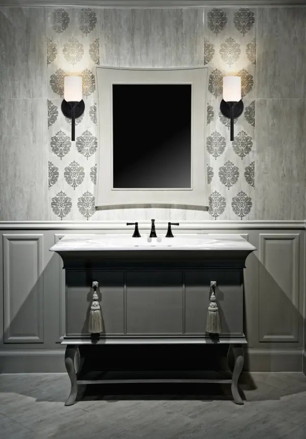 Solara 1-Light Wall Sconce in Matte Black with Frosted Ribbed Glass - Image 29