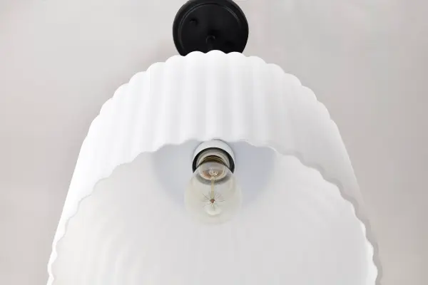 Solara Pendant Light with Frosted Ribbed Glass - Image 12