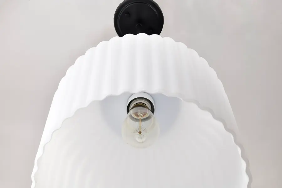 Solara Pendant Light with Frosted Ribbed Glass - Image 12