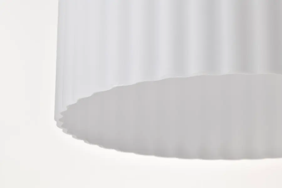 Solara Pendant Light with Frosted Ribbed Glass - Image 7