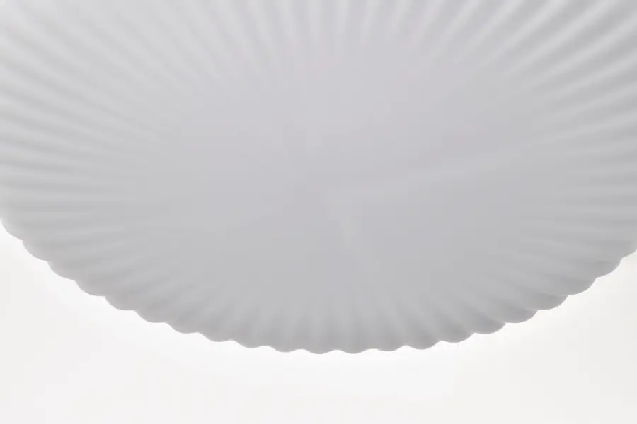 Solara Flush Mount - Matte Black with Frosted Ribbed Glass - Image 11