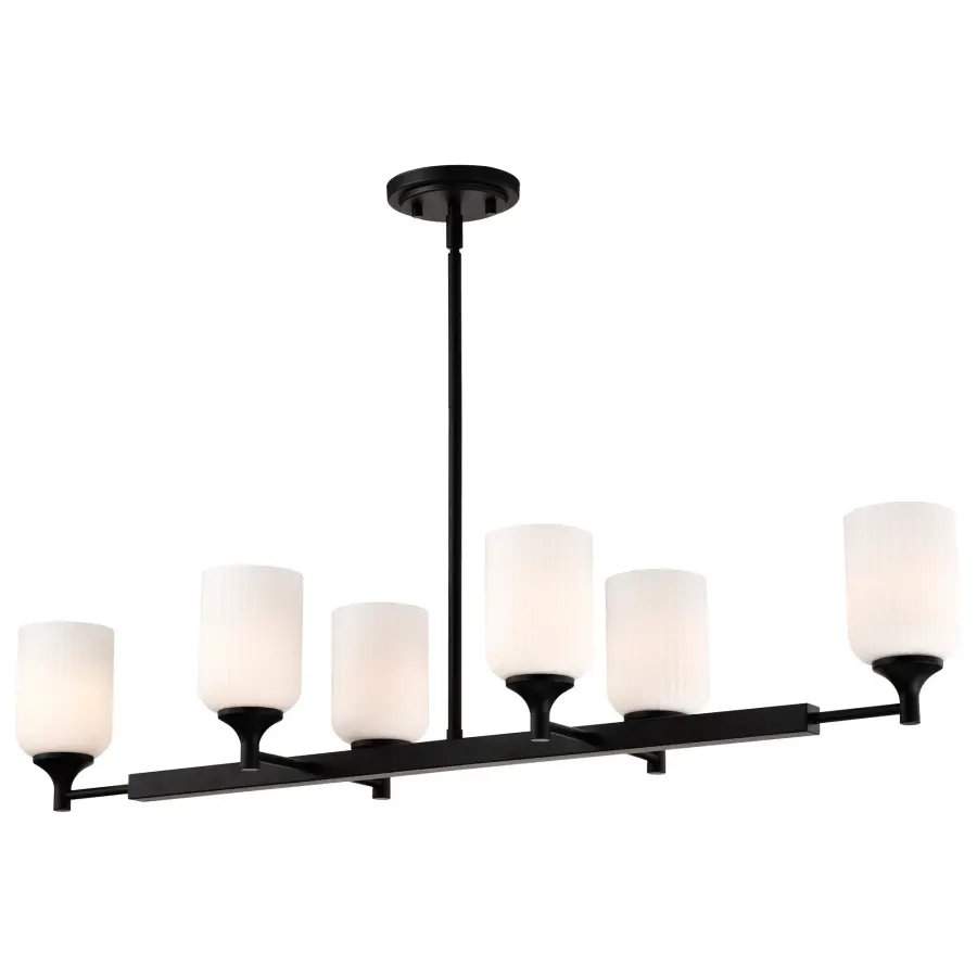 Elegant 6-Light Island Pendant Blends Traditional and Modern Design - Image 2