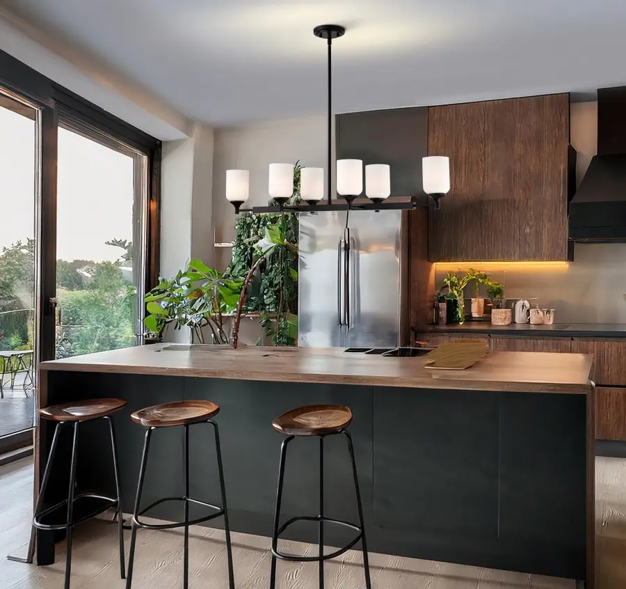 Elegant 6-Light Island Pendant Blends Traditional and Modern Design - Image 14