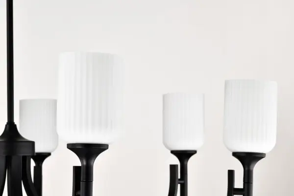 Timeless Elegance Meets Modern Simplicity in Versatile Black Chandelier - Image 14